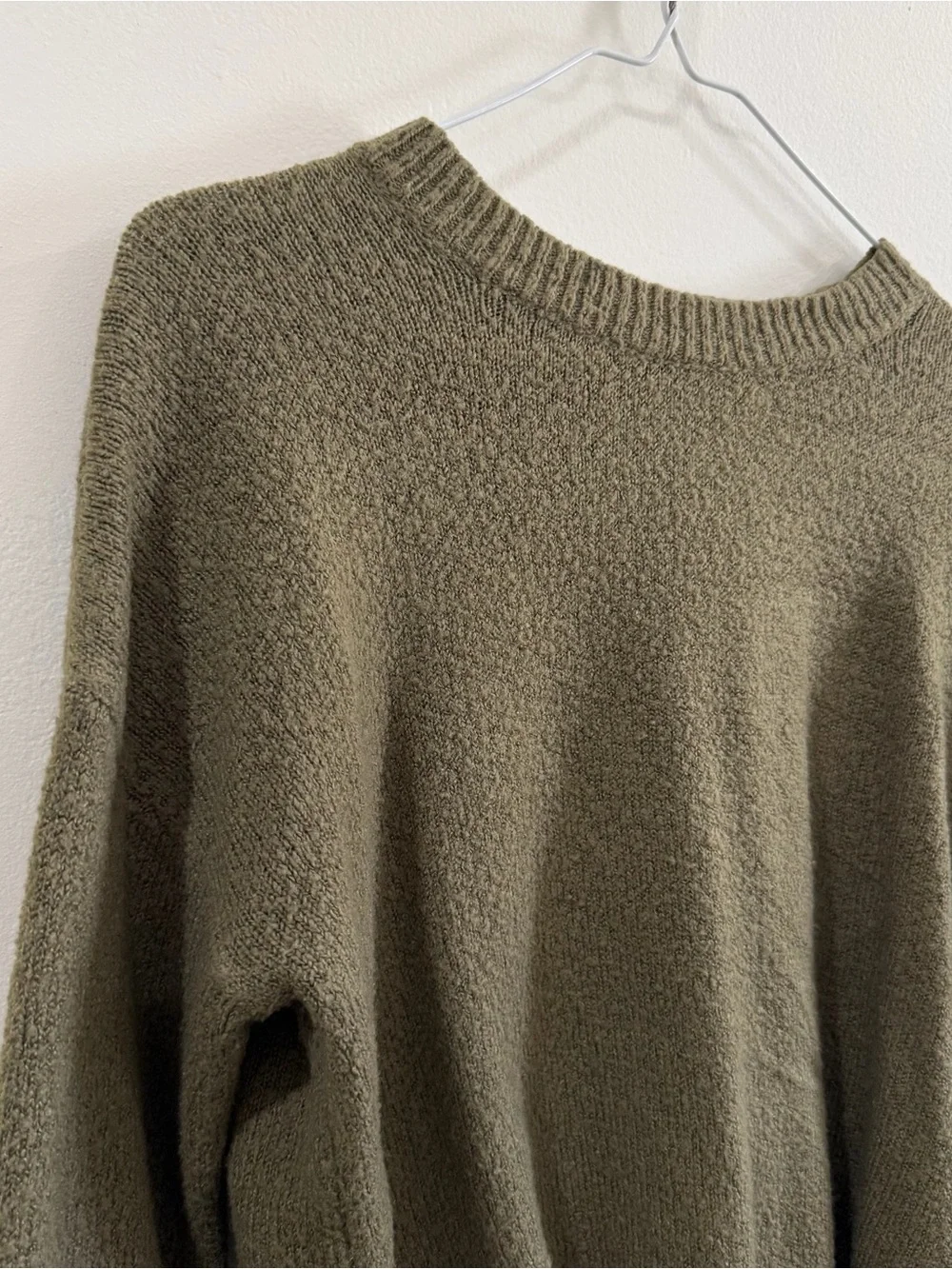 Olive Crewneck Sweater